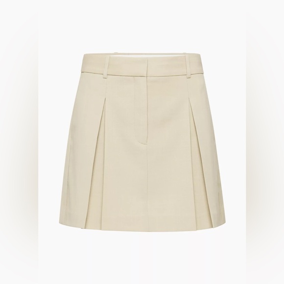 Aritzia Pleated Mini Skirt - Picture 1 of 5